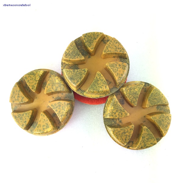 Hybrid 6 segment resin puck