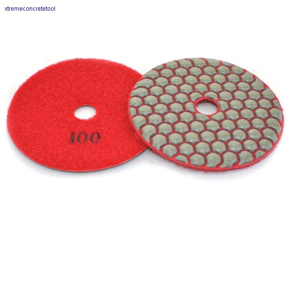 100Grit Flexible Dry  Diamond Marble Polishing Pad