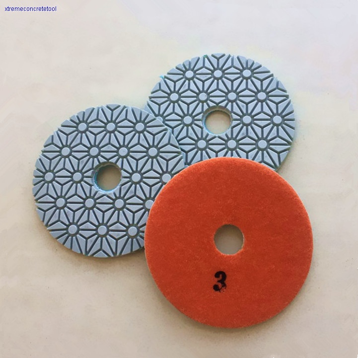 3 Step Marble Granite Wet Polishing Pad