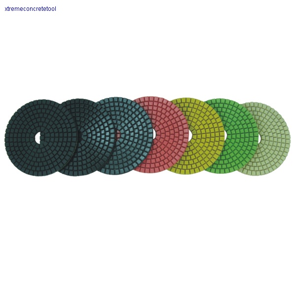 4'' Flexible Wet Diamond Polishing Pad for Granite